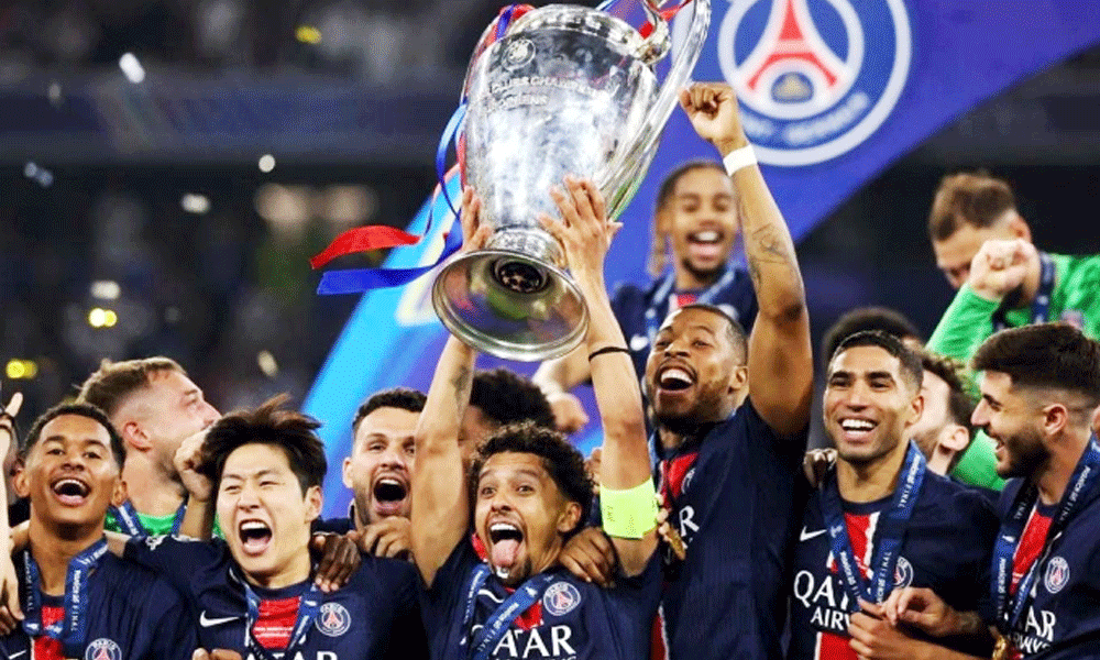  Thắng Inter 5-0, PSG lần đầu vô địch Champions League